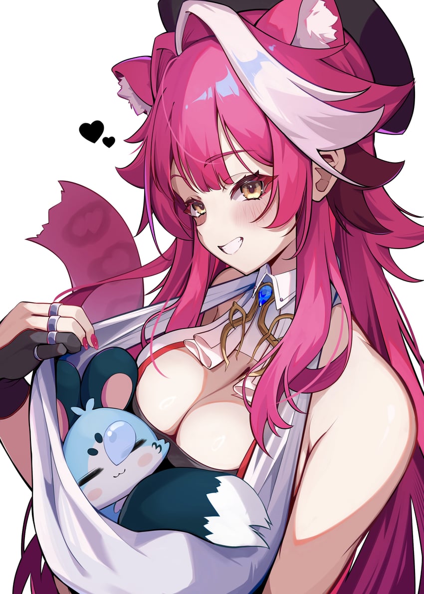 raora panthera and chattino (hololive and 1 more) drawn by h4kuuua_0