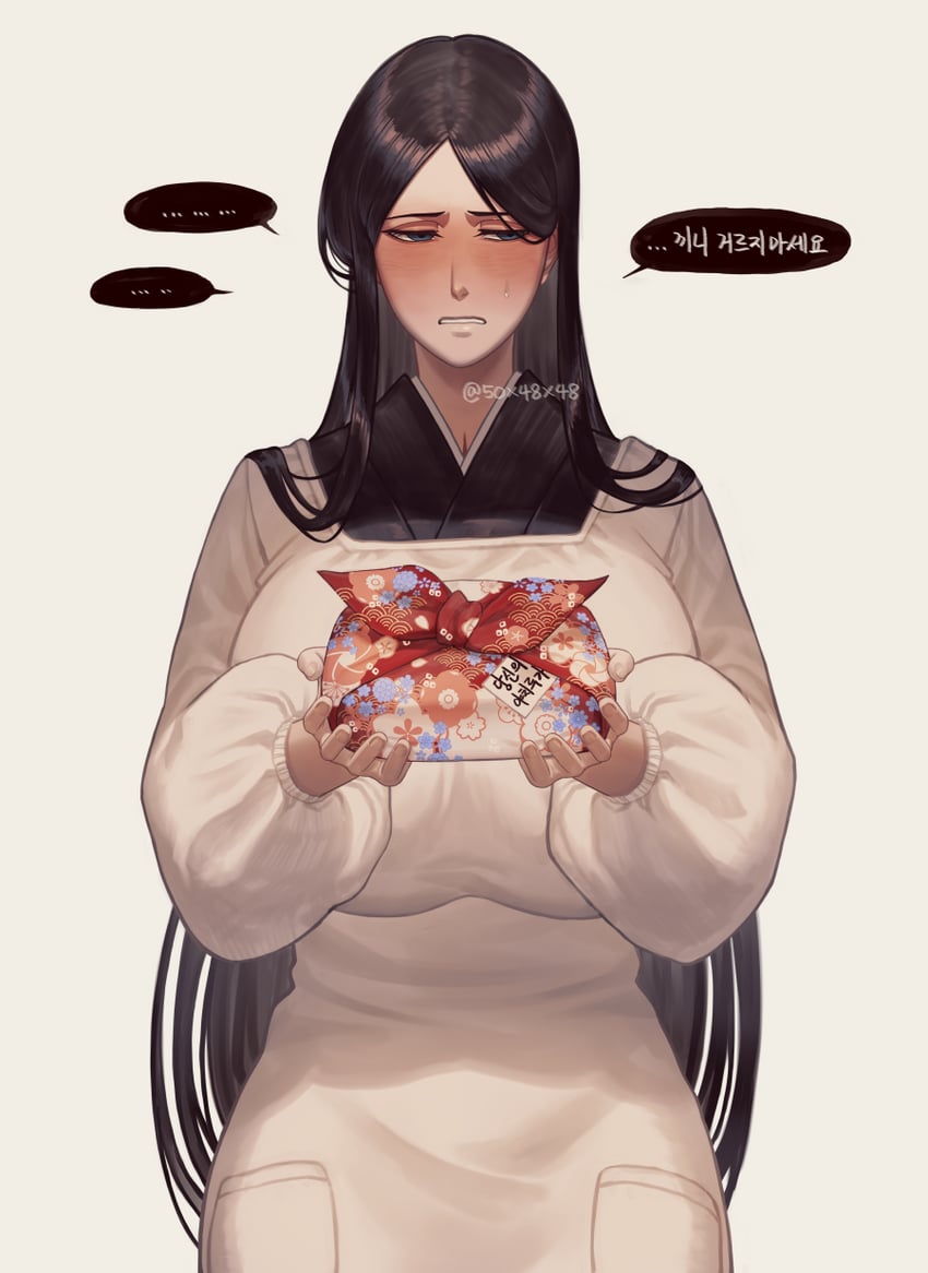 unohana retsu (bleach and 1 more) drawn by 50x48x48