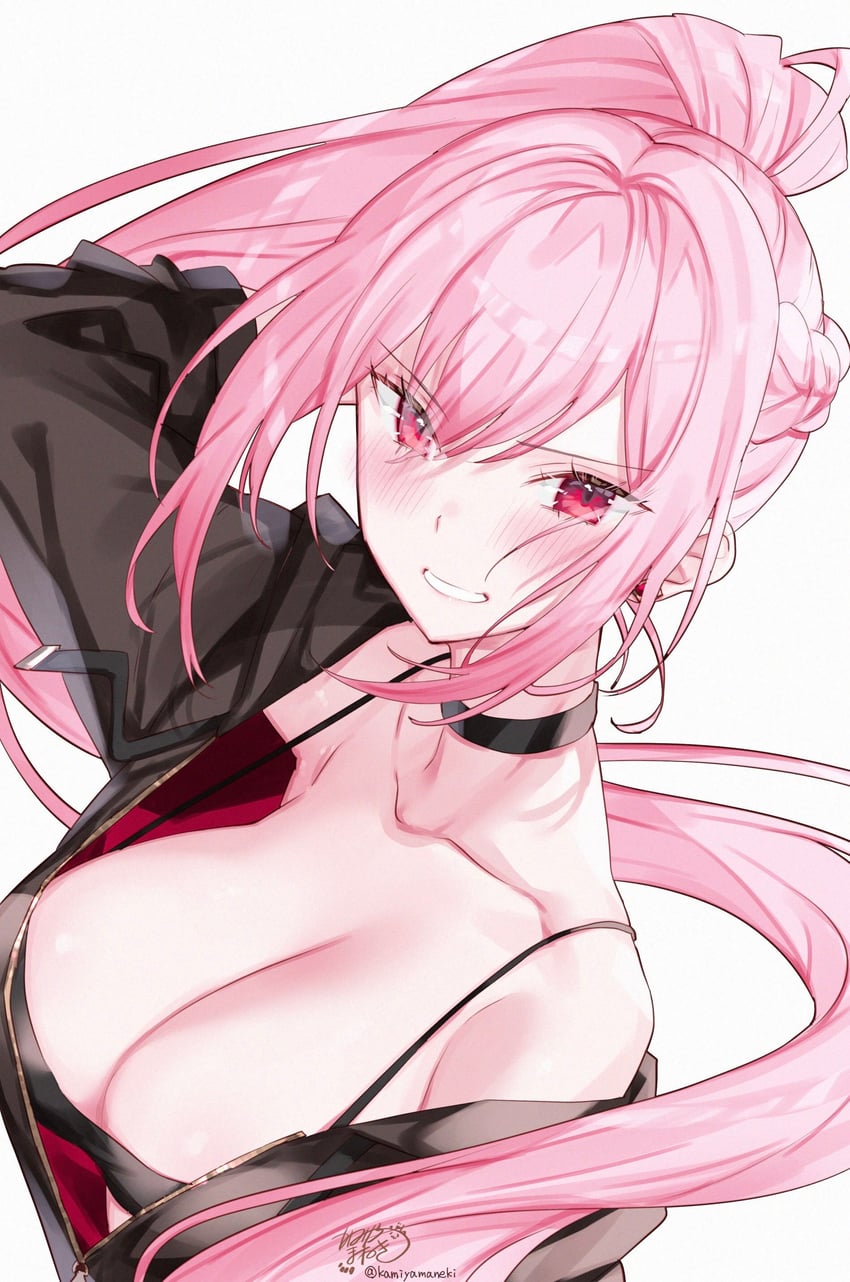 mori calliope (hololive and 1 more) drawn by kamiya_maneki