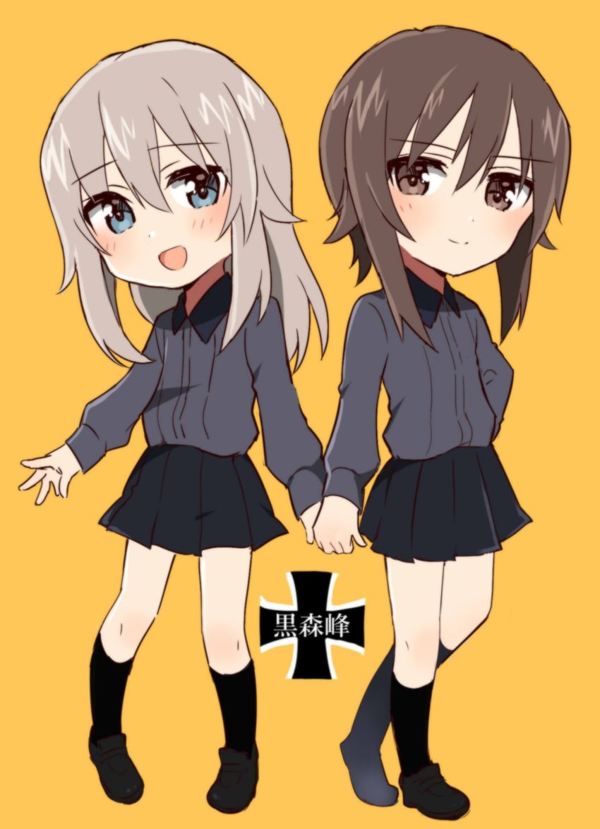 nishizumi maho and itsumi erika (girls und panzer) drawn by sorimachi-doufu