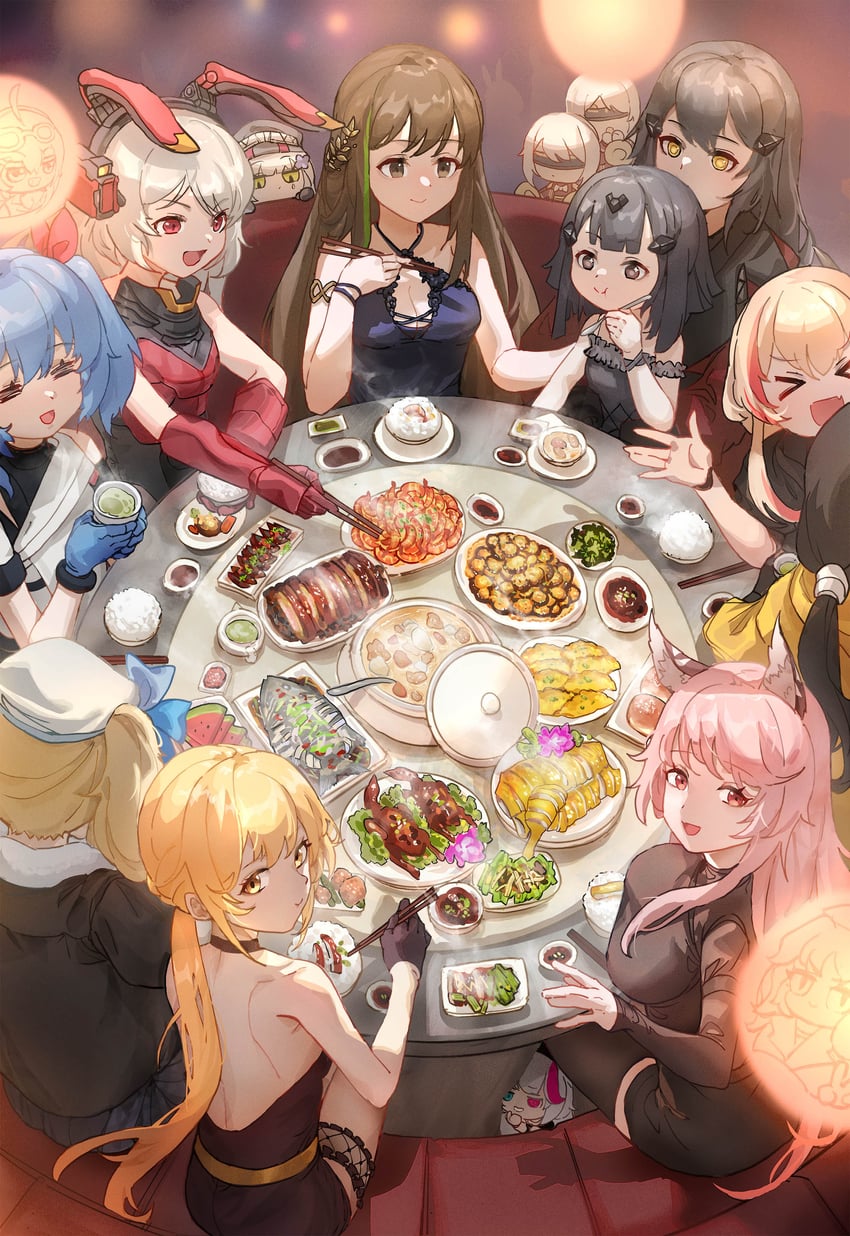 hk416, m4a1, m4 sopmod ii, ro635, kalina, and 14 more (girls' frontline and 2 more) drawn by zerowill