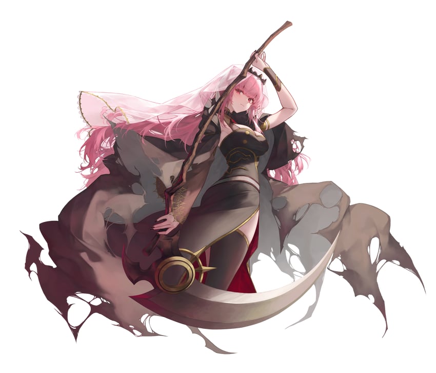 mori calliope (hololive and 1 more) drawn by ijac_ray