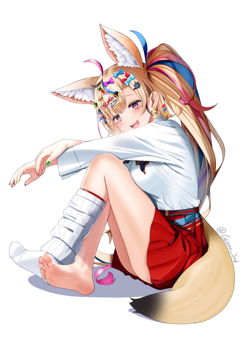 omaru polka, ssrb, nekko, and zain (hololive) drawn by casino_(casinoep)