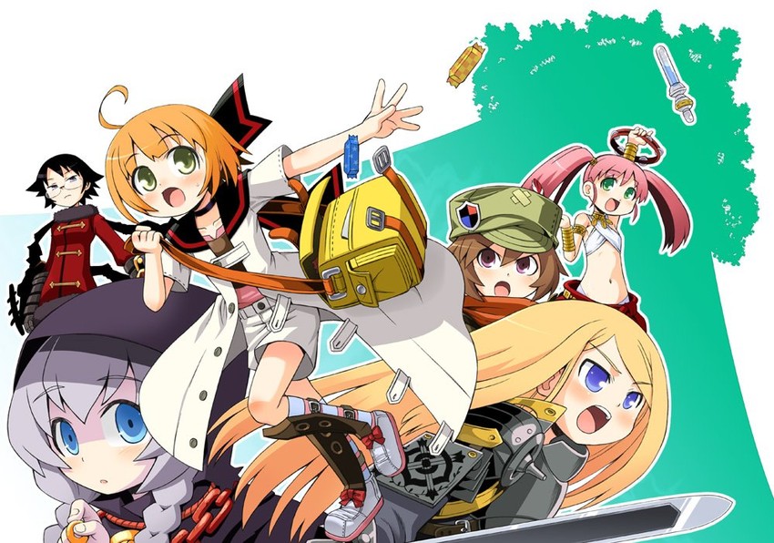 curse maker, curse maker 2, medic, paladin, medic 2, and 7 more (sekaiju no meikyuu and 1 more) drawn by minami_juujisei