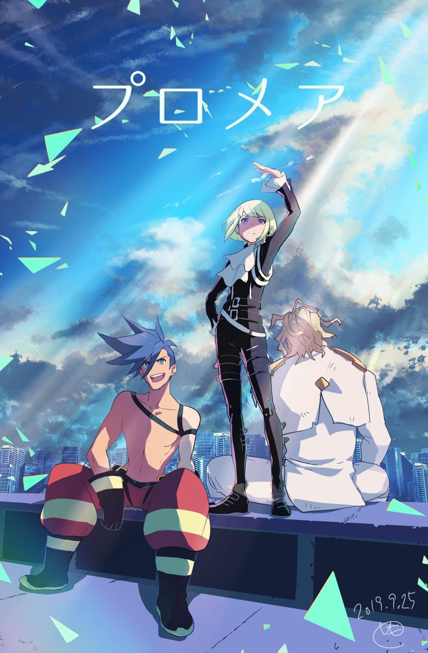 lio fotia, galo thymos, and kray foresight (promare and 1 more) drawn by 830_(hamio)