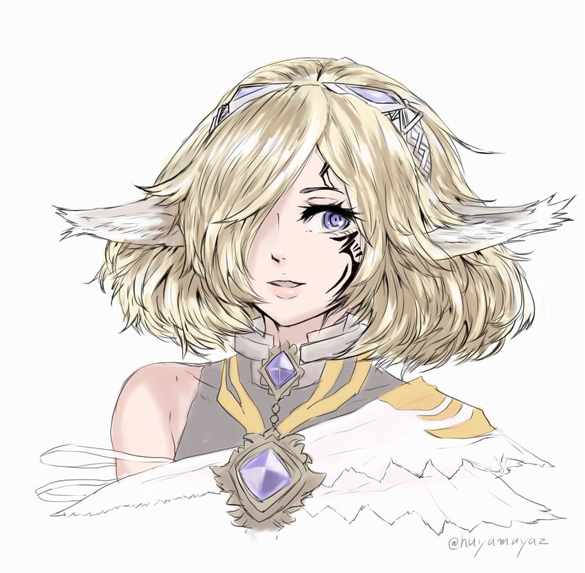 celica (xenoblade chronicles and 1 more) drawn by uya_(yurukah)