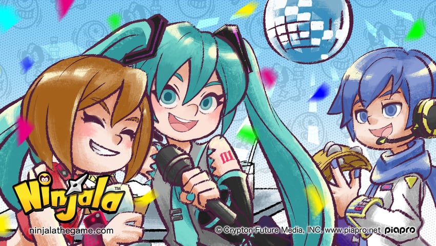 hatsune miku, kaito, meiko, and gumchi (vocaloid and 2 more) drawn by rianti-wong