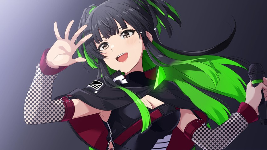 mayuzumi fuyuko (idolmaster and 1 more) drawn by nagami_tami
