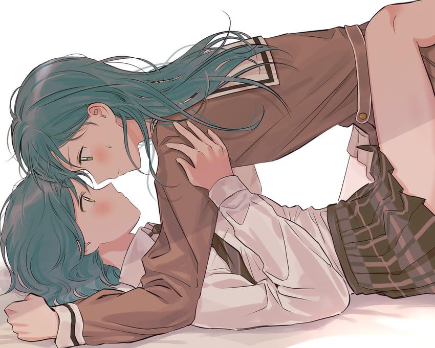 hikawa sayo and hikawa hina (bang dream!) drawn by zihacheol