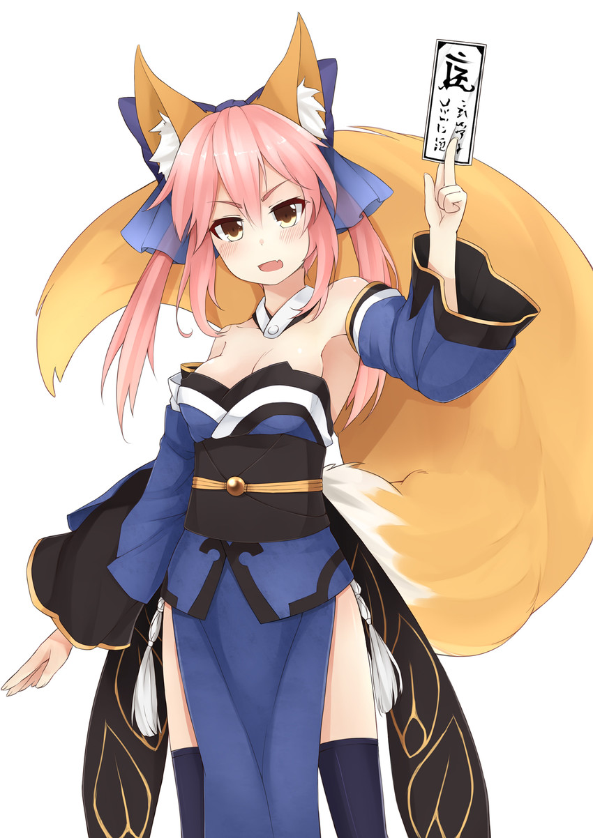 tamamo and tamamo no mae (fate and 1 more) drawn by 3.14