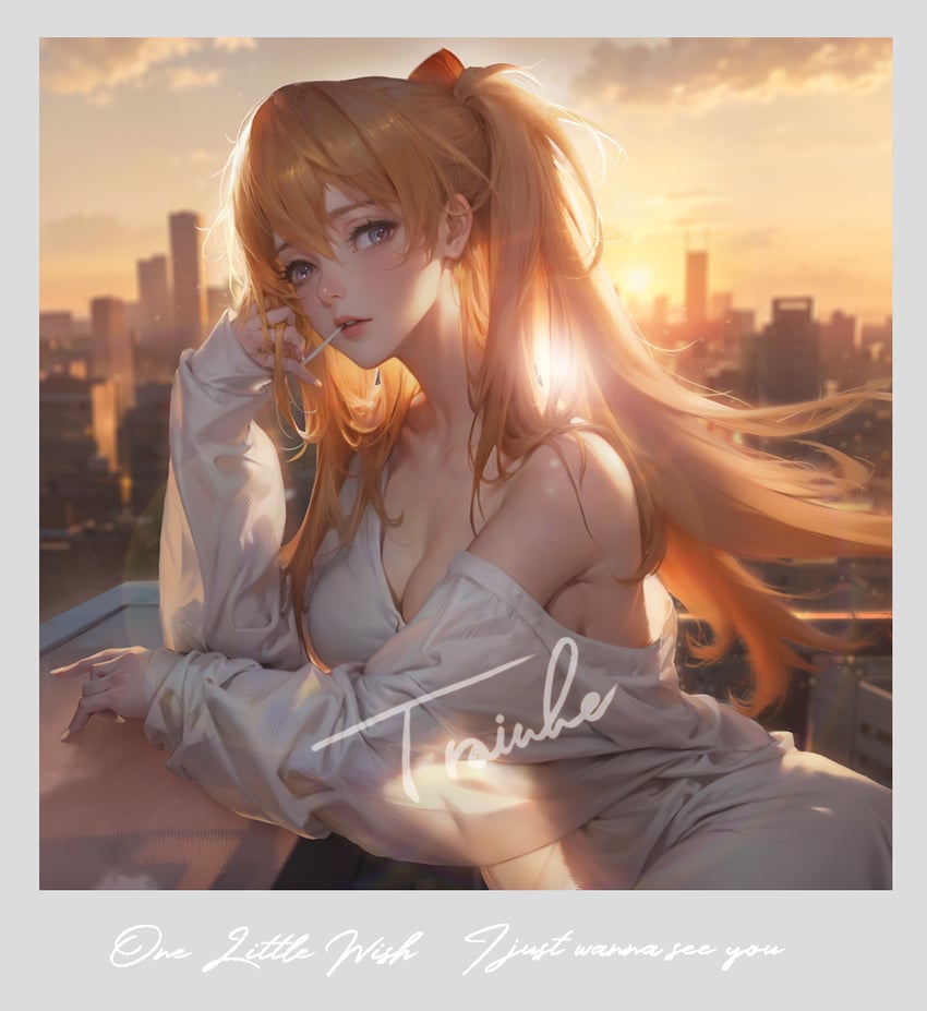 souryuu asuka langley (neon genesis evangelion) drawn by train_hb