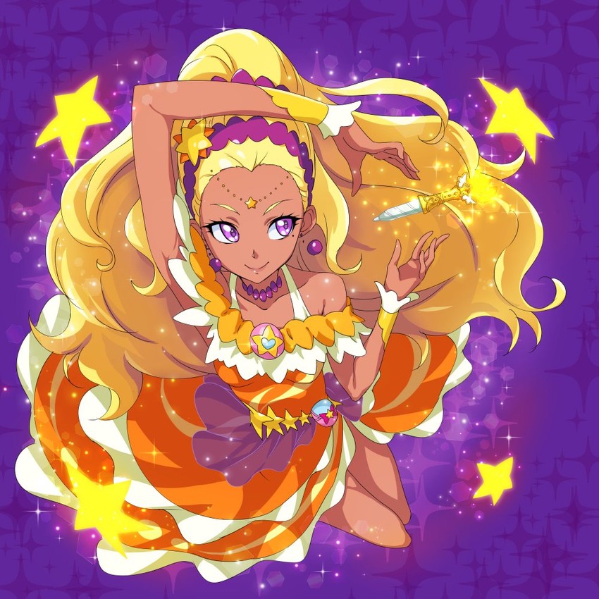 amamiya elena and cure soleil (precure and 1 more) drawn by chocokin
