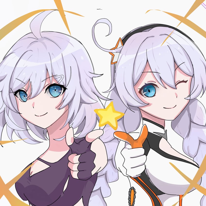 kiana kaslana (honkai and 2 more) drawn by vlh3tu