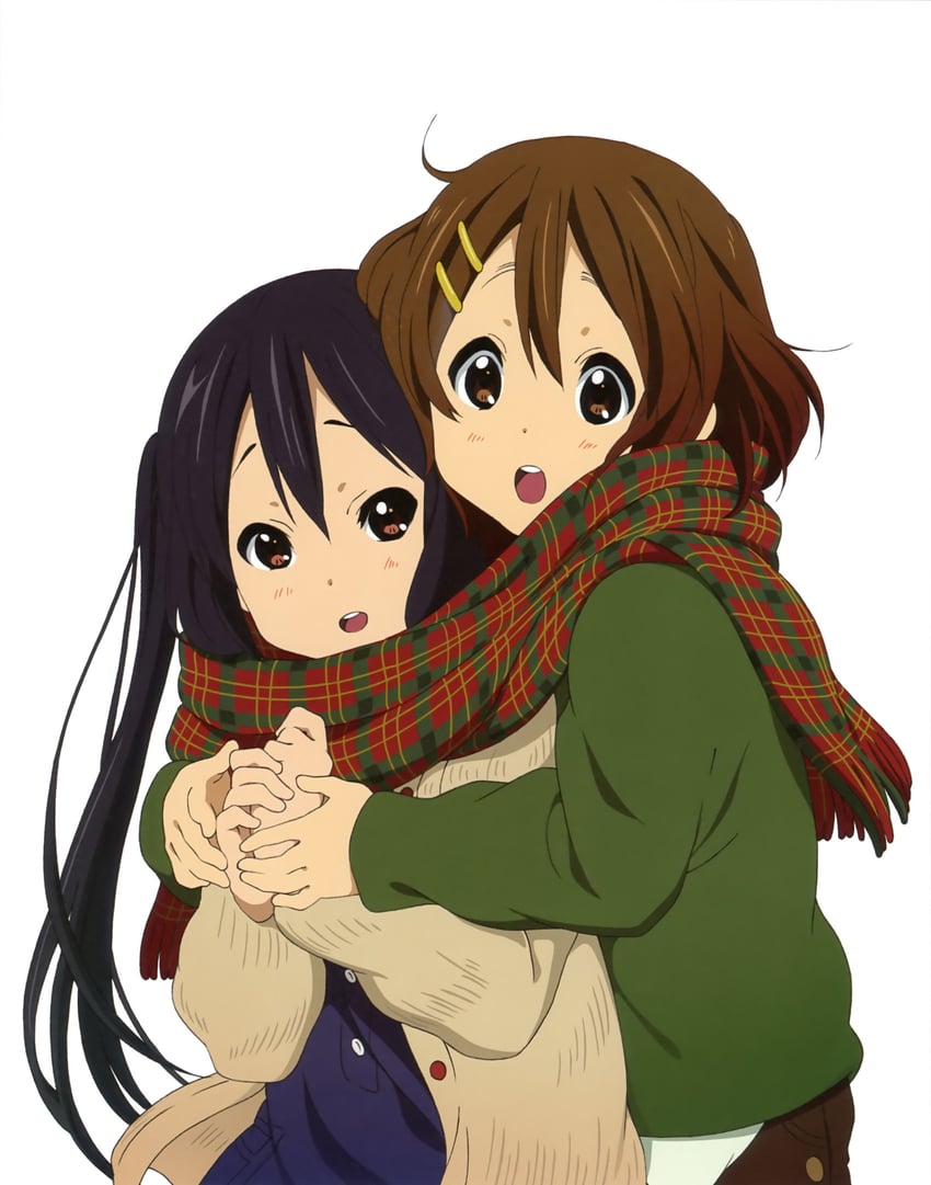 nakano azusa and hirasawa yui (k-on! and 1 more) drawn by nonoue_midori