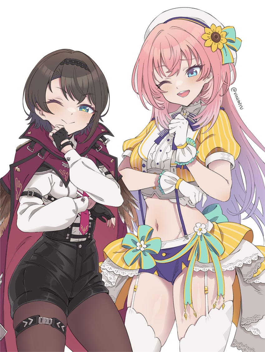 oozora subaru and takane lui (hololive) drawn by vinhnyu