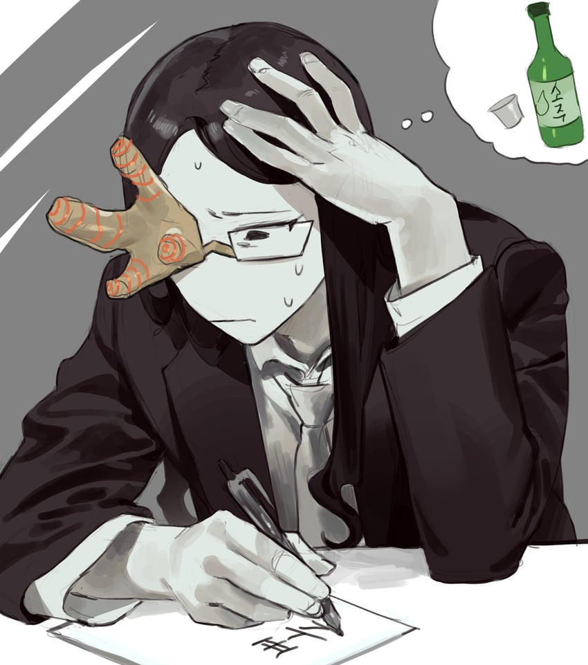 coral glasses (ena and 1 more) drawn by p_(pm_611a)