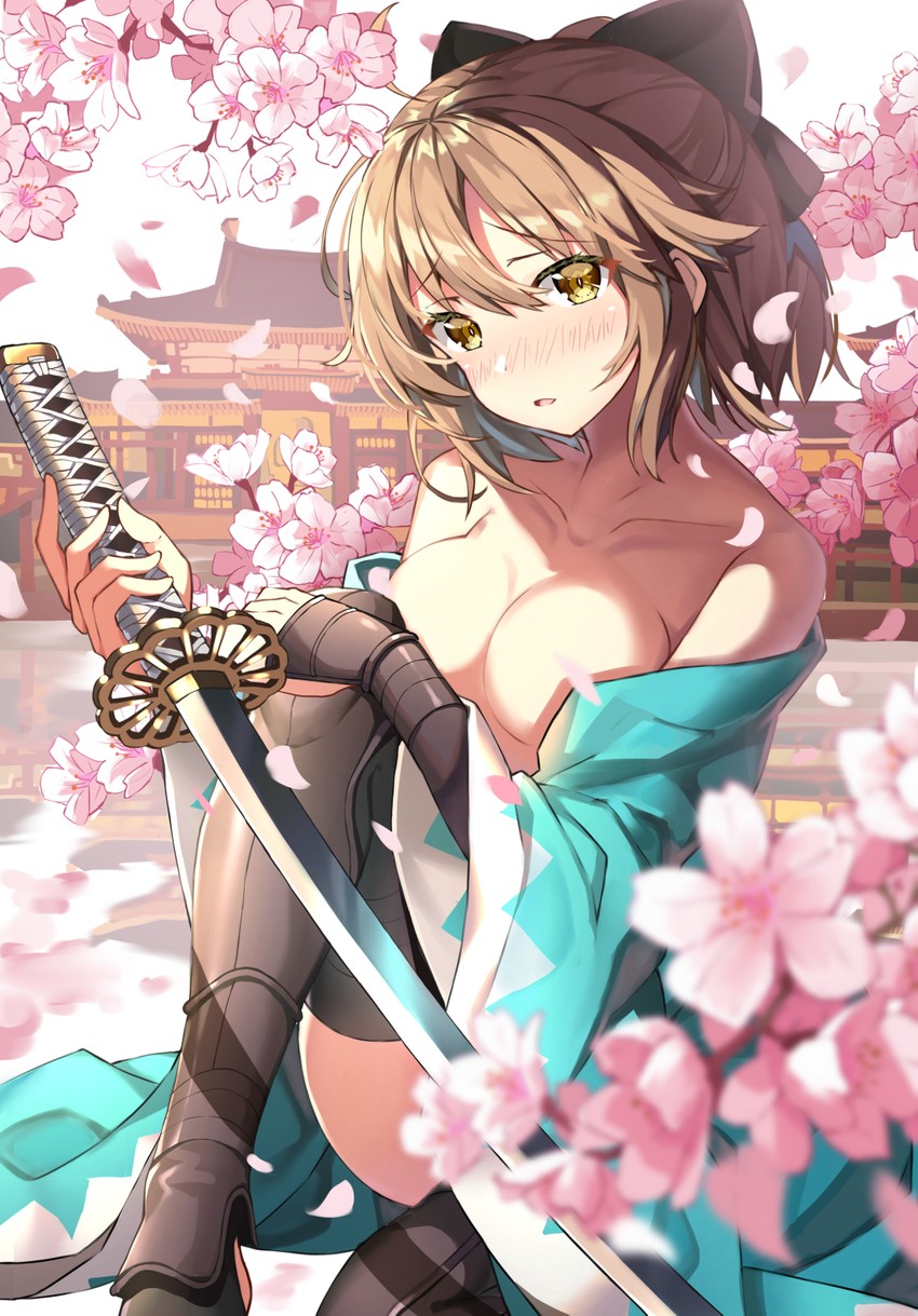 okita souji (fate and 1 more) drawn by akae_neo