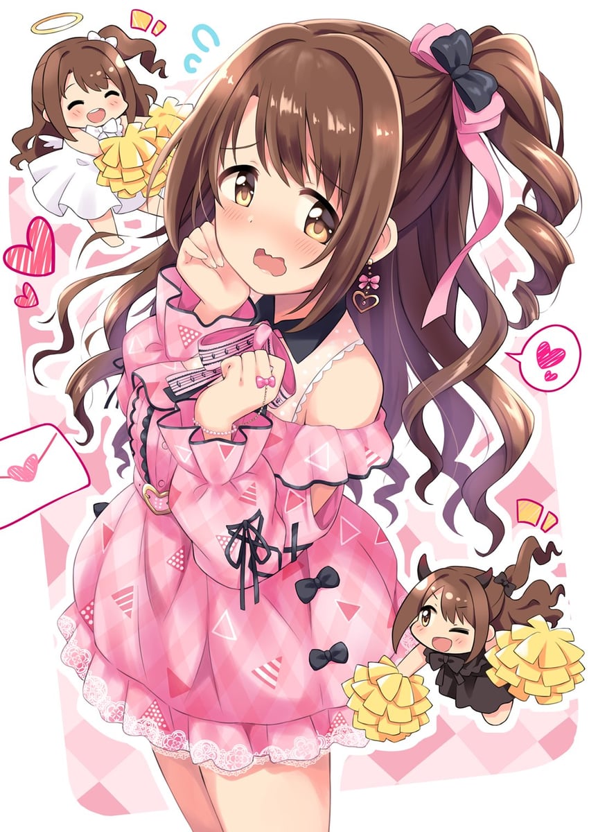 shimamura uzuki (idolmaster and 2 more) drawn by dekosuke