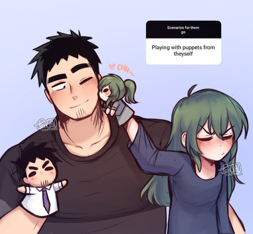 igarashi futaba and takeda harumi (senpai ga uzai kouhai no hanashi) drawn by panqlao