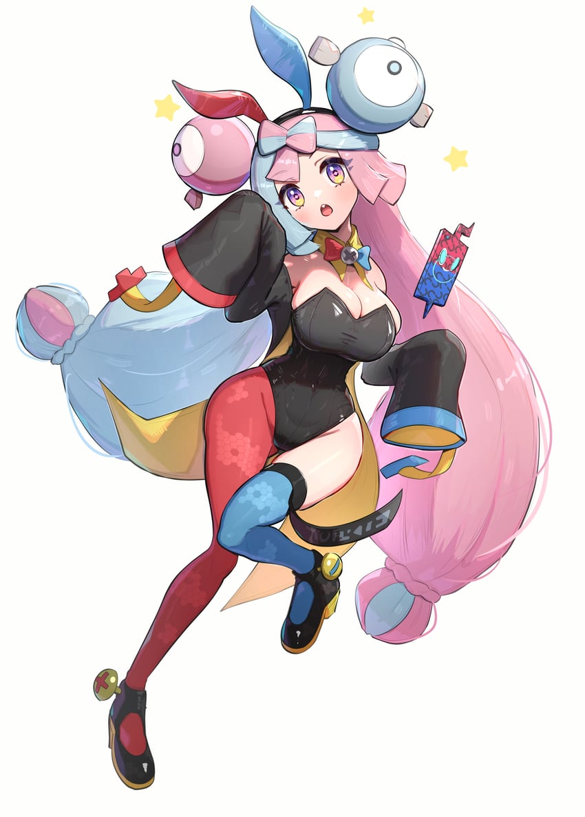 iono, rotom, and rotom phone (pokemon and 1 more) drawn by gonzarez