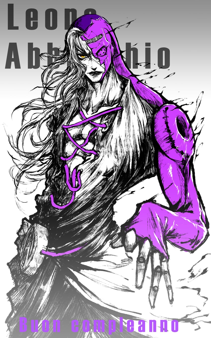 leone abbacchio and moody blues (jojo no kimyou na bouken and 1 more) drawn by fxdjia1995