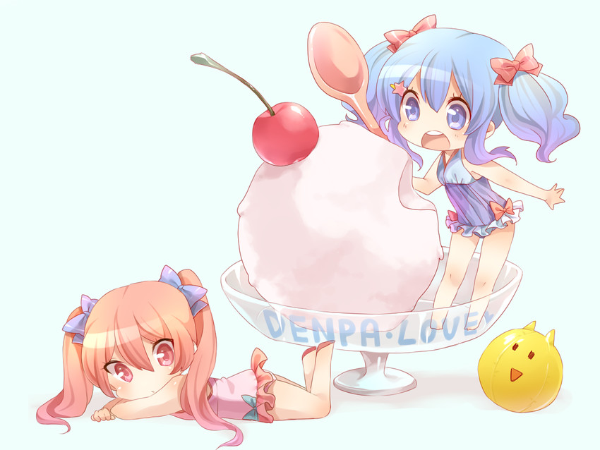 momobako and aihara kaori (chimu dmp) drawn by rojiko