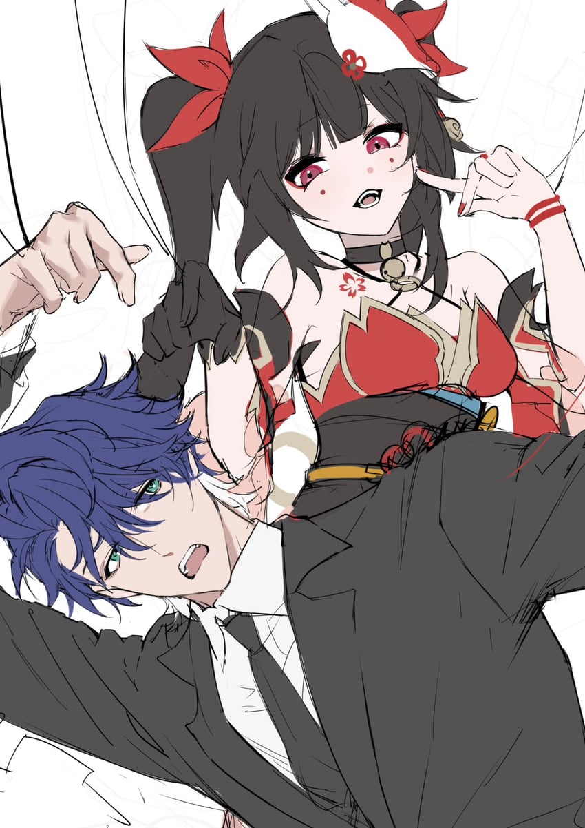 sparkle and sampo koski (honkai and 1 more) drawn by yoyoi_yo1