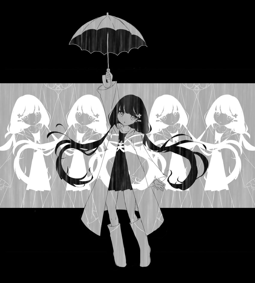 osage (vocaloid and 2 more) drawn by ao_shirokuro
