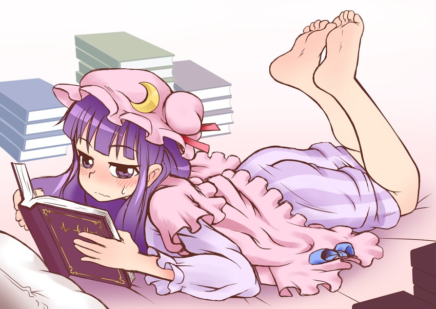 patchouli knowledge (touhou) drawn by iromeki_overdrive