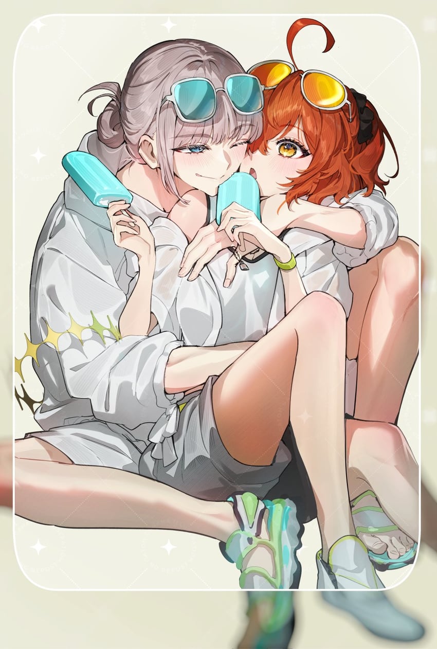 fujimaru ritsuka and oberon (fate and 1 more) drawn by galibo