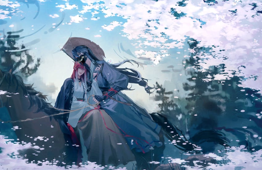 shalom and rahu (path to nowhere) drawn by houraisan_chouko