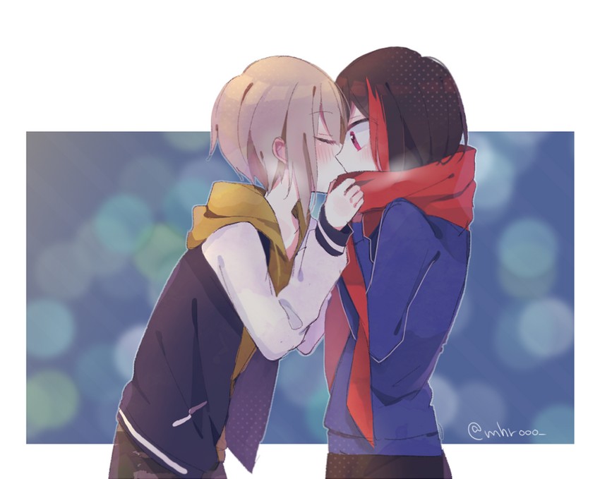 mitake ran and aoba moca (bang dream!) drawn by mahiro_(mhrooo)