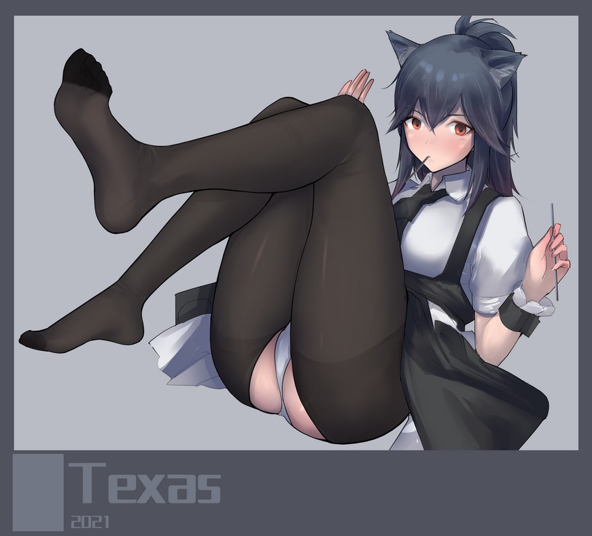 texas (arknights) drawn by playerz