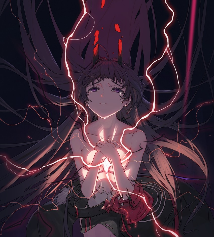 raiden mei (honkai and 1 more) drawn by shigeru_do_dai_ga_cha