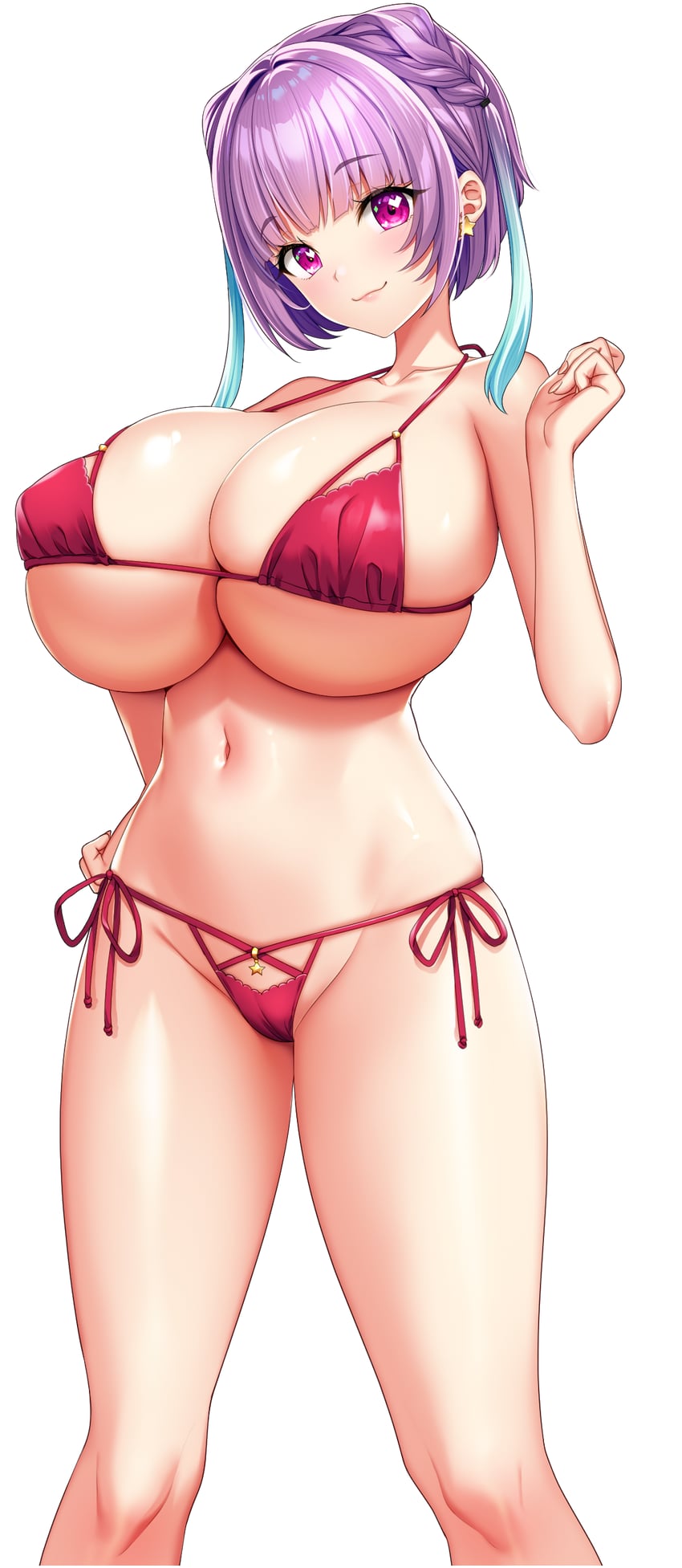 fran franchir (motto! haramase! honoo no oppai isekai oppai maid gakuen!) drawn by akagi_rio