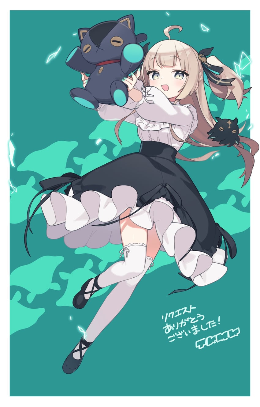 nyanda miumi (indie virtual youtuber) drawn by tekka_maki_(wafuu-bune)