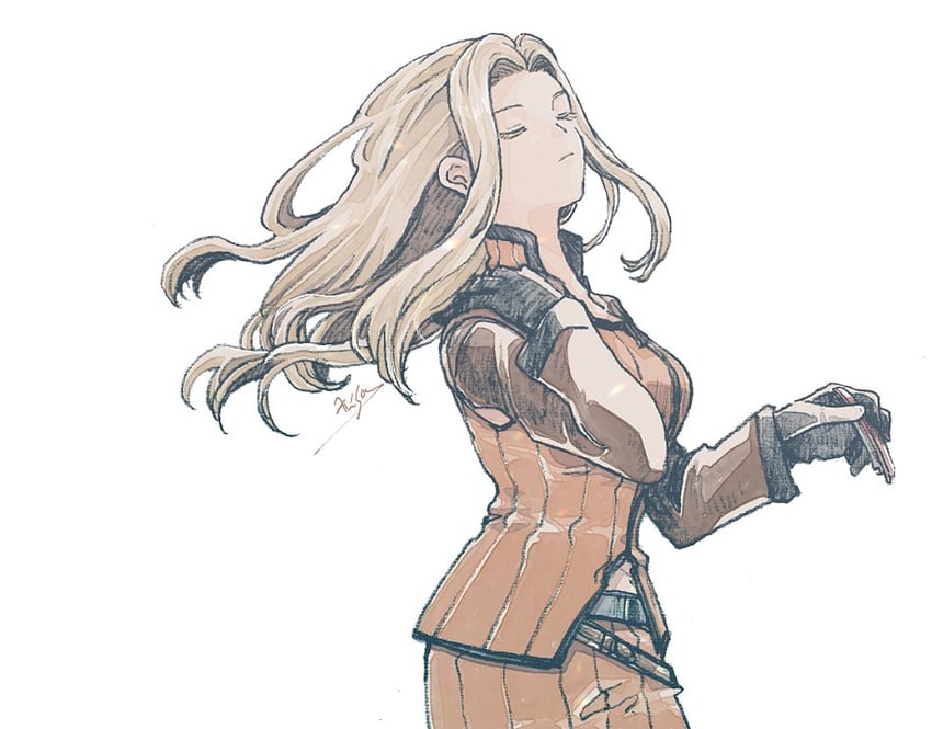 quistis trepe (final fantasy and 1 more) drawn by michibata_65