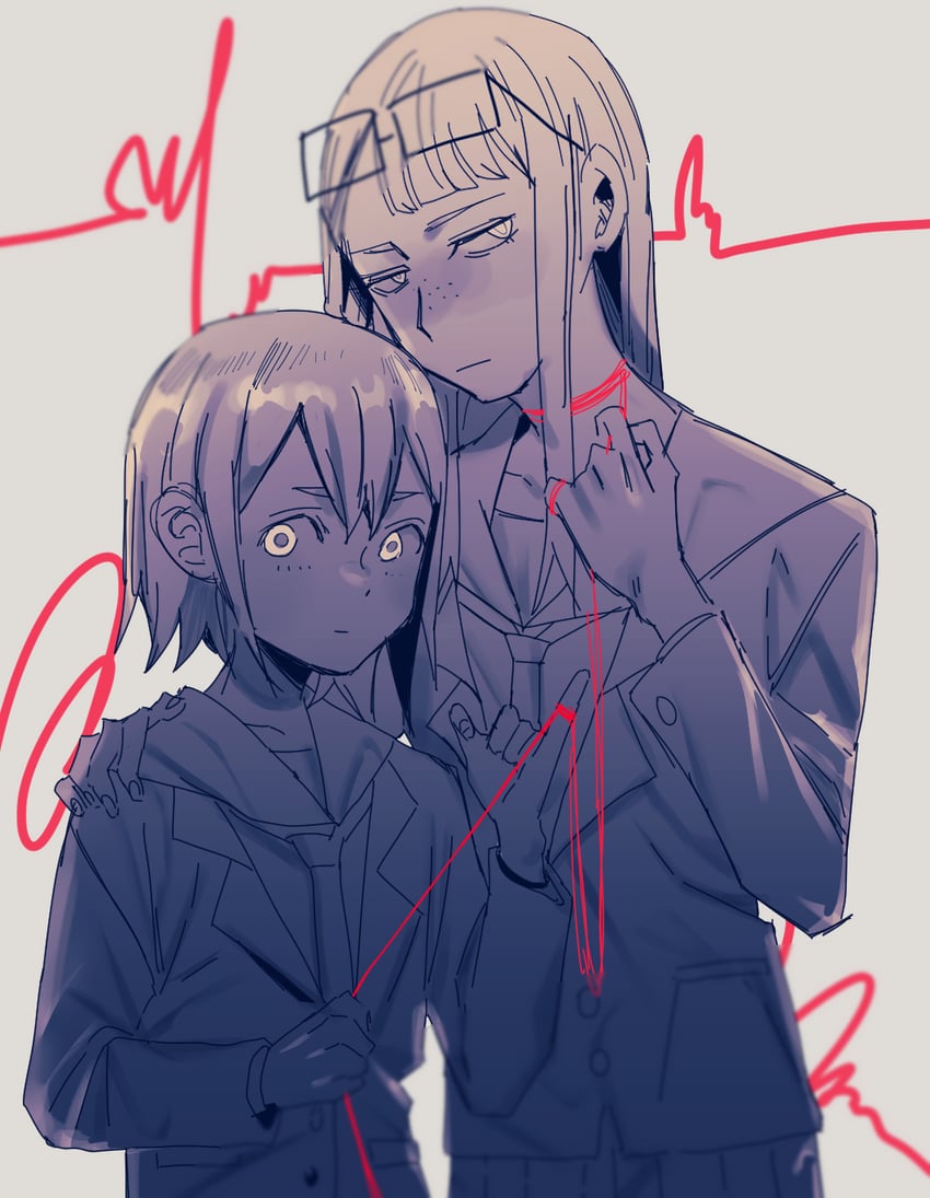kanamori sayaka and asakusa midori (eizouken ni wa te wo dasu na!) drawn by takao_(88499191)