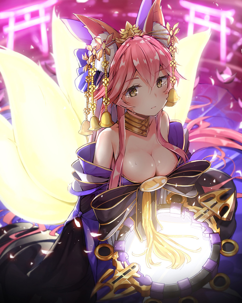 tamamo and tamamo no mae (fate and 1 more) drawn by pot-palm