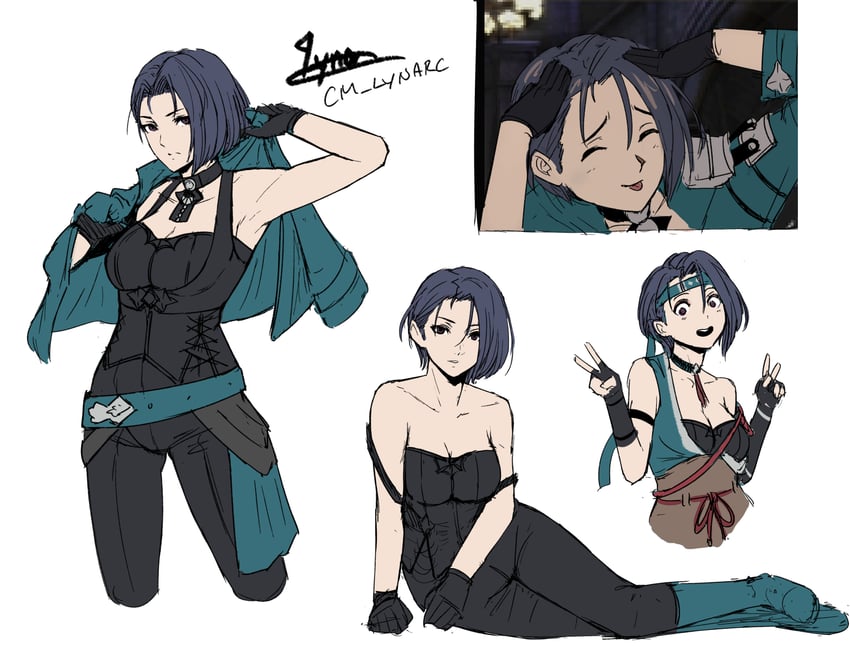 shamir nevrand (fire emblem and 3 more) drawn by lynarc