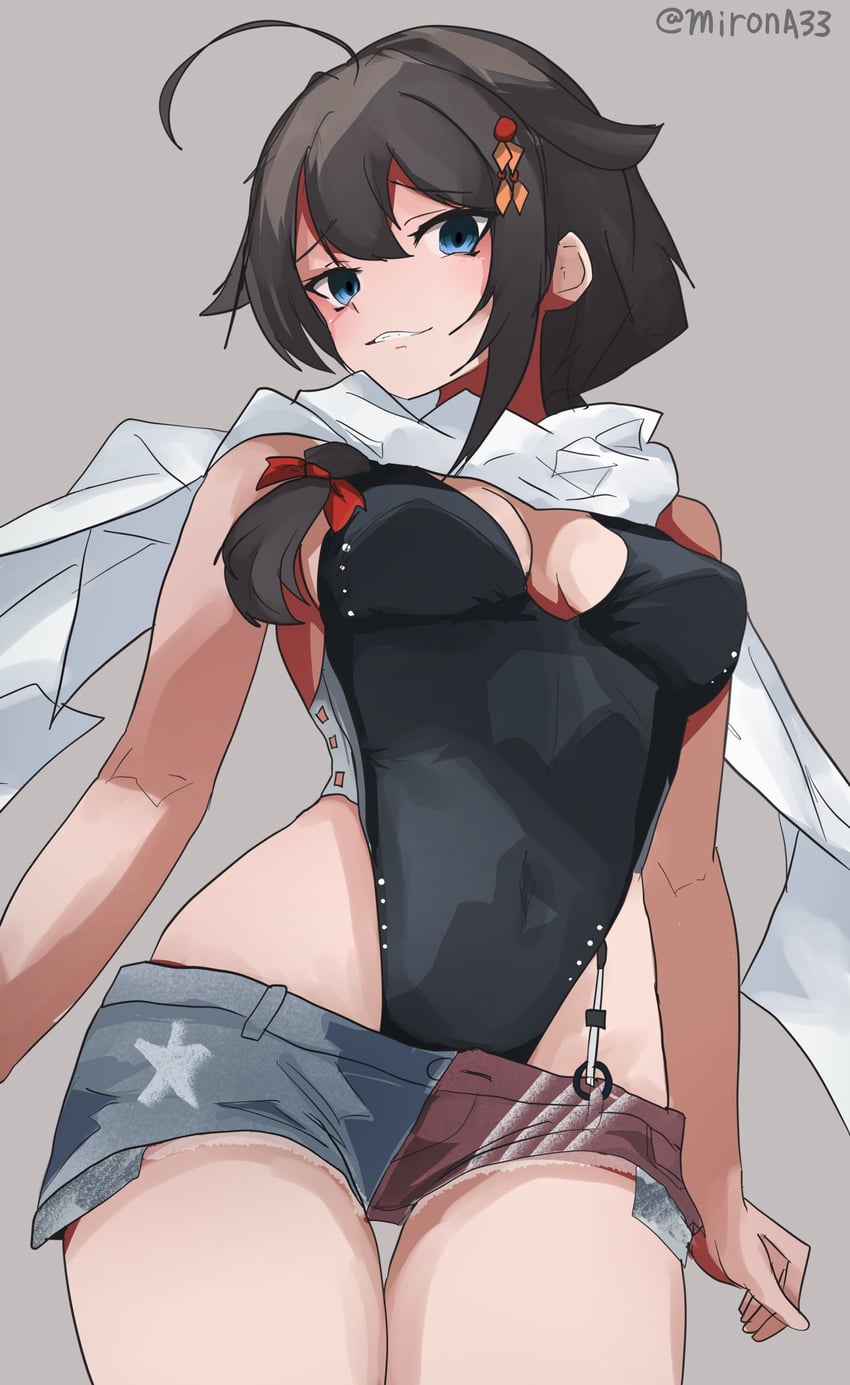 shigure, shigure kai ni, and wahoo (kantai collection) drawn by miron_(mirona33)