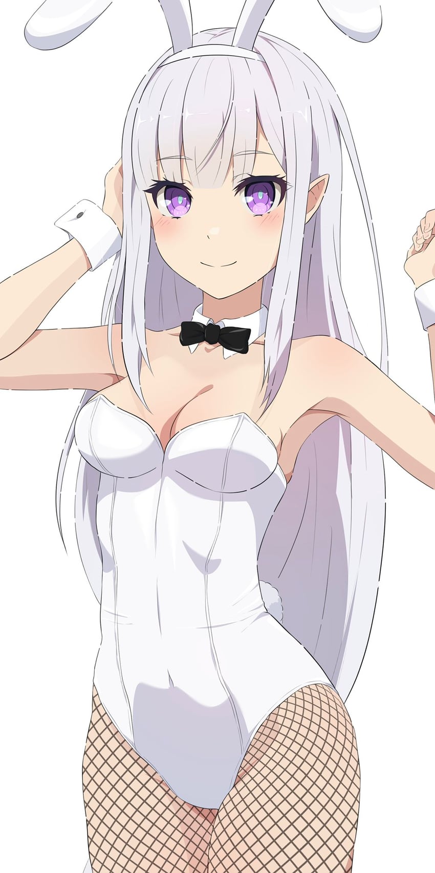 emilia (re:zero kara hajimeru isekai seikatsu) drawn by na-suke