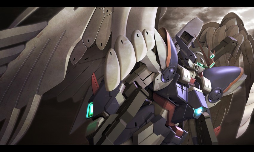 wing gundam zero custom (gundam and 2 more) drawn by reigan