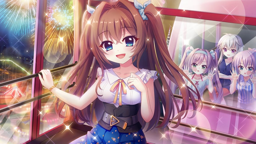 tsukisaka sayu, misaki sango, shikimiya aone, and ichijou ruka (re:stage!) drawn by izumi_tsubasu