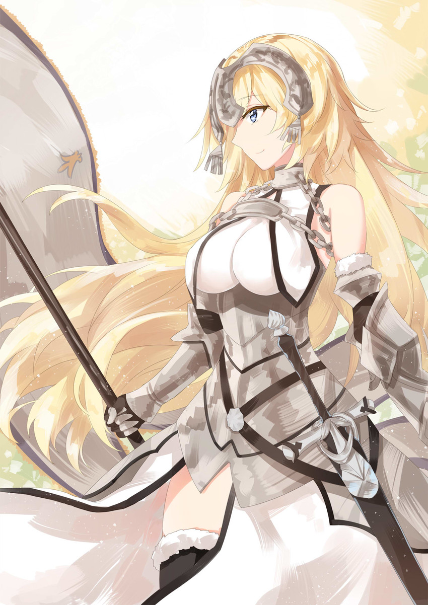 jeanne d'arc (fate and 1 more) drawn by marie_mushroom