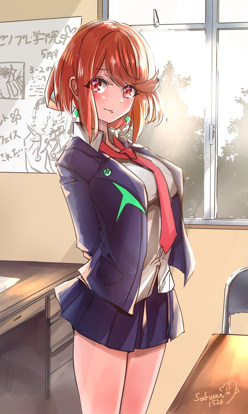 pyra (xenoblade chronicles and 1 more) drawn by sofusan1526
