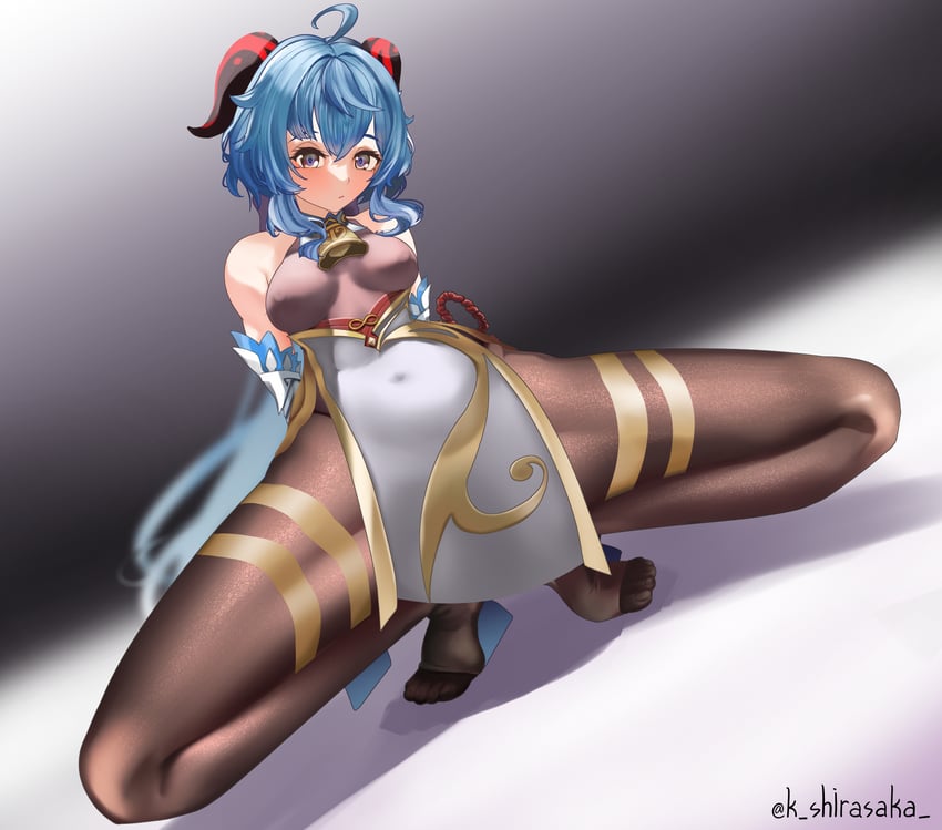ganyu (genshin impact) drawn by user_awts7884