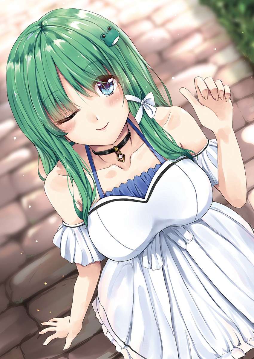 kochiya sanae (touhou) drawn by fule