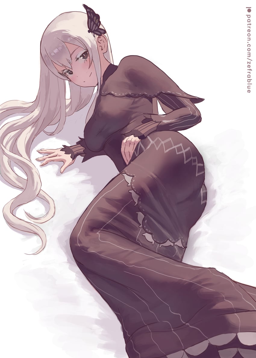 echidna (re:zero kara hajimeru isekai seikatsu) drawn by zefrableu
