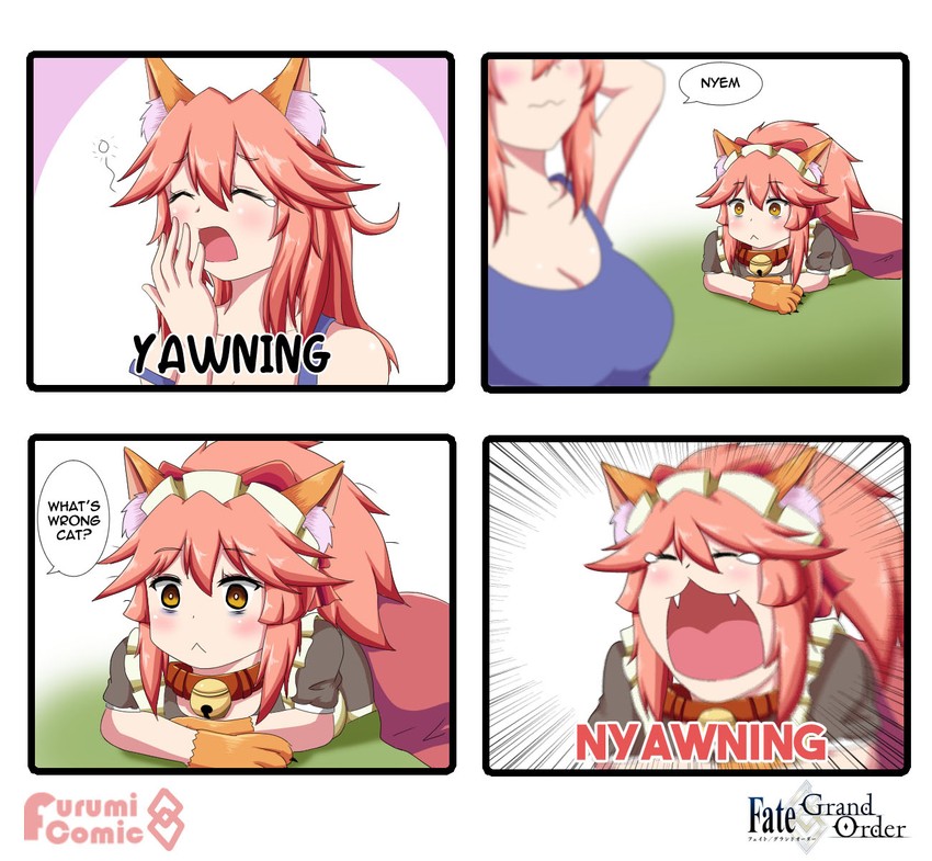tamamo, tamamo no mae, and tamamo cat (fate and 2 more) drawn by keita_naruzawa